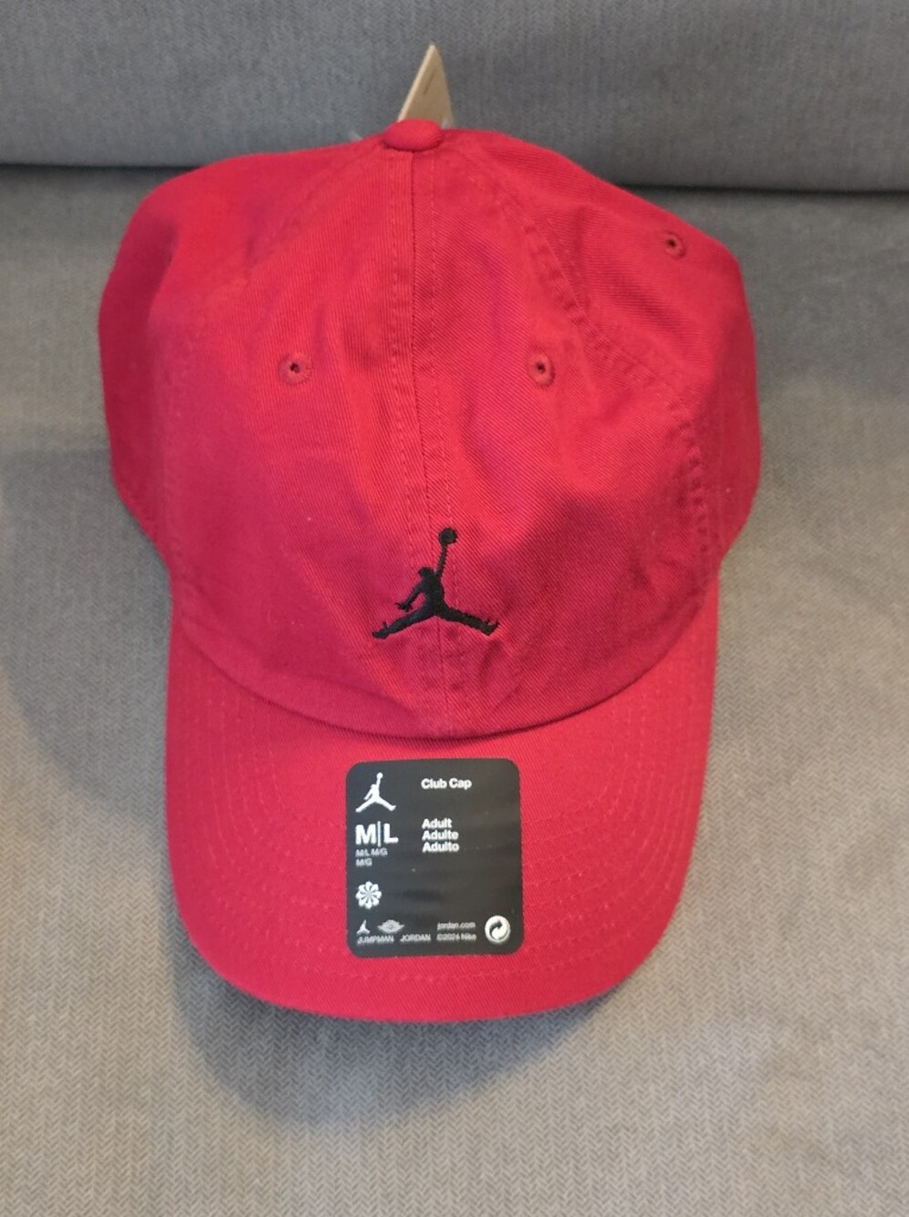 NWT Jordan Red Baseball Cap